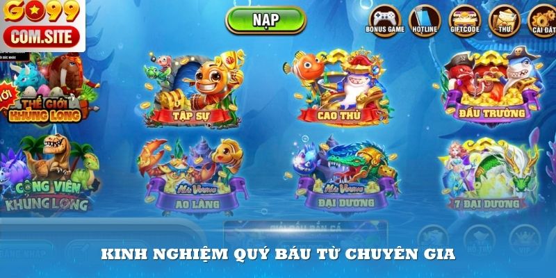 Bắn cá GO99 luôn tự hào với việc sở hữu kho game cực hấp dẫn